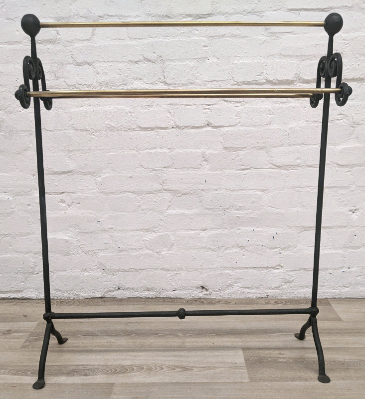 Antique Cast Iron/Brass Towel Rail (DELIVERY AVAILABLE) in Royal Mile, Edinburgh Gumtree