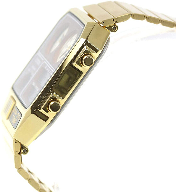 Pre-owned Citizen Ana-digi Temp Gold Jg2103-72x Analog Digital Brand Men`s Watch