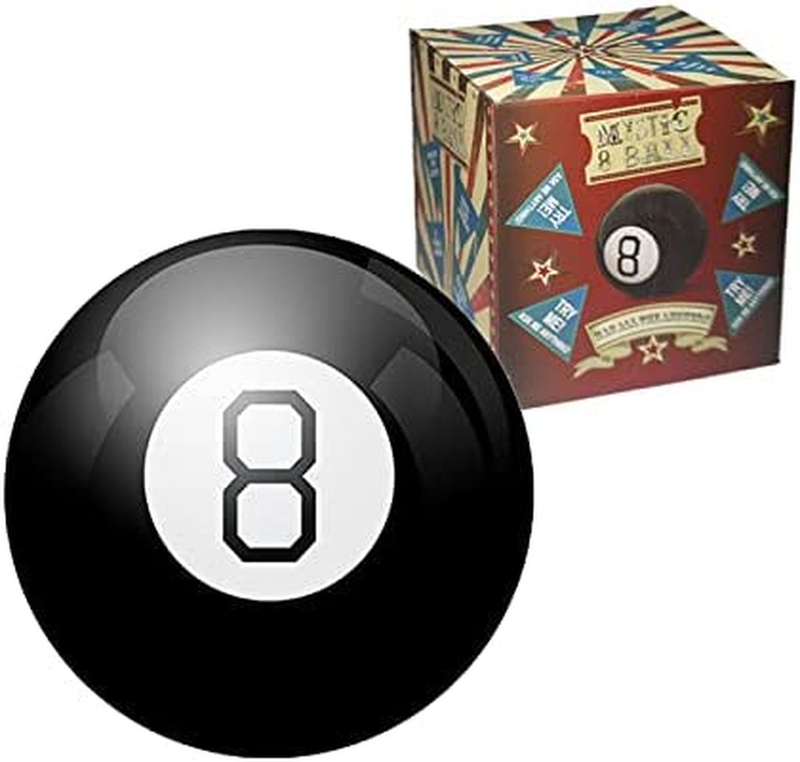Magic Eight Ball Mystic 8 Ball Retro Edition Fortune Telling Ball with Float...