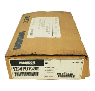 Schneider MODICON AEG 520VPU19200 Service Micro Handheld Programmer New