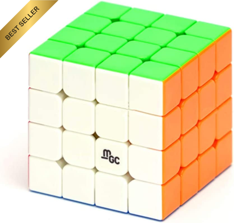 YJ MGC 4X4 M Stickerless Speed Cube MGC Magnetic 4X4X4 Cube Puzzle