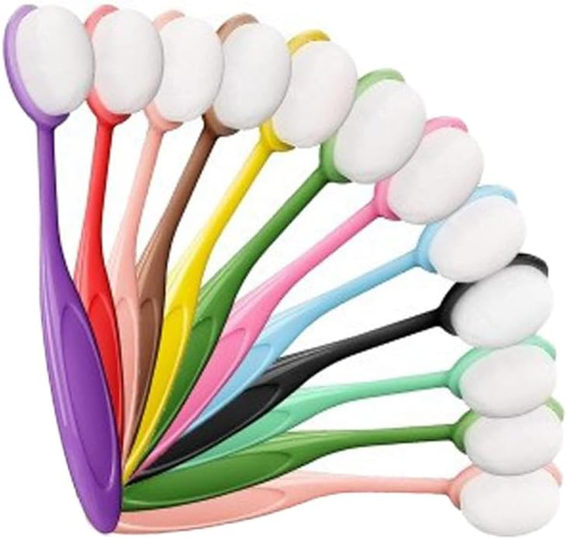 12Pcs Colored Ink Blending Brushes, Crafting Ink Background Blender for Blender