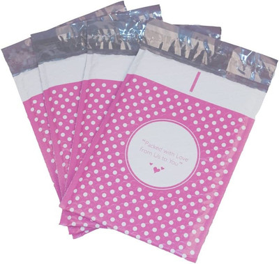 Proline #0 Extra Wide 6.5X10 Pink Dot (Packed with Love from Us to You) Poly Bub