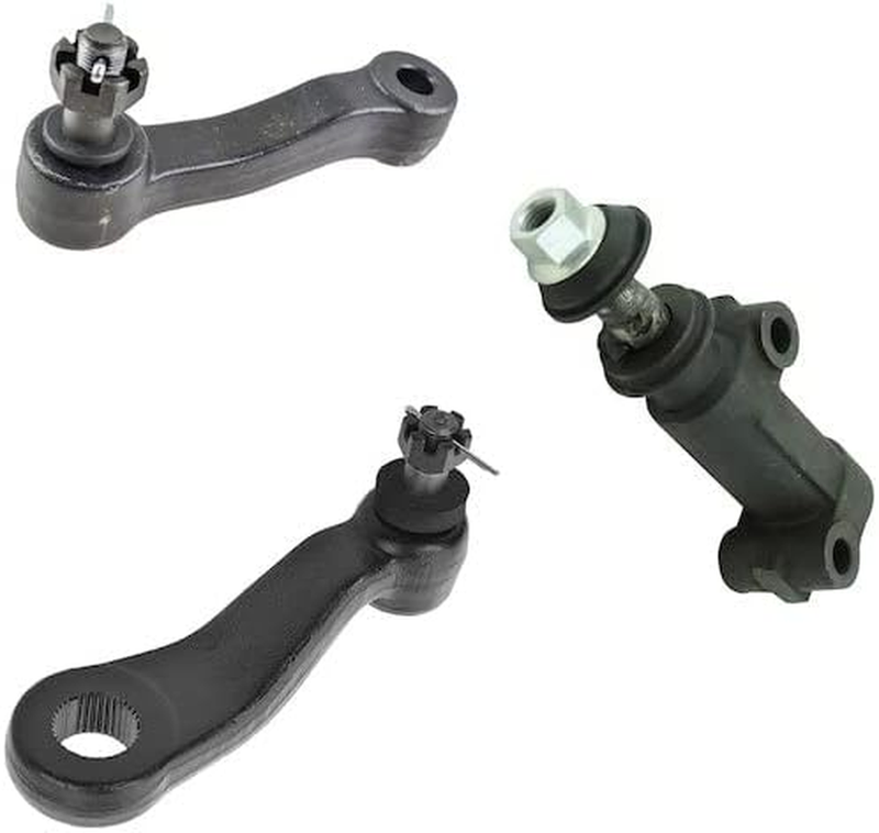 3 Piece Idler Arm Pitman Arm 3-Groove Kit for 2001-2010 Chevy Silverado 2500 HD