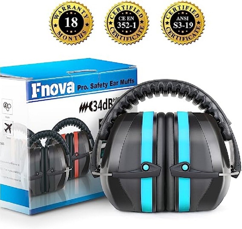 Ear Protection Safety Ear Muffs Defenders for Shooting Concerts 34Db NRR Hearing