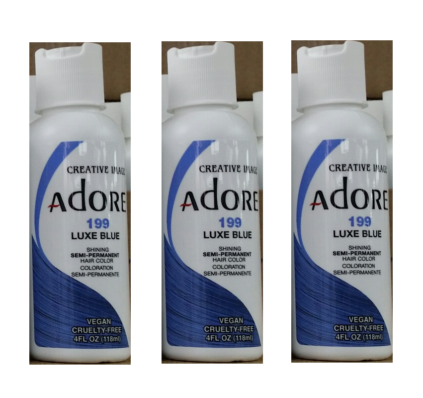 Pack of 3  New Adore by Creative Image Semi Permanent Hair Dye - You Pick !!