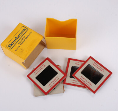 ◆KODAK◆ Processing Slide YELLOW K5163LSD14BLY KODAK SLIDE SET MOSTLY SHOWING THE INSIDE OF A CAMERA STORE