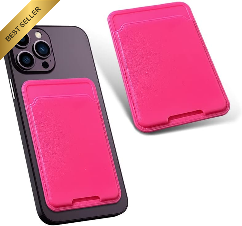 Card Holder for Back of Phone with Snap Ultra-Slim Self Adhesive Phone Wallet St