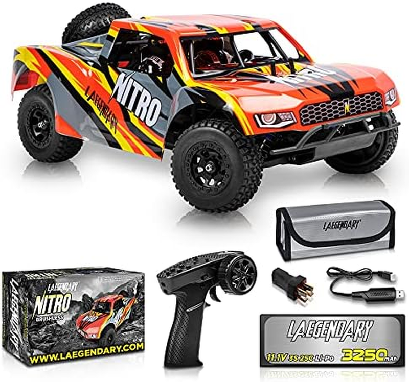 S - 4x4 Nitro Offroad Short Course Rc Truck For Adults And Kids - Fast Spe