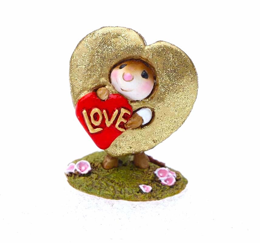 kou.）独30年代　Wagenfeld for VLG ハートベース Wee Forest Folk HEART OF GOLD, WFF# M-711c, Valentine's