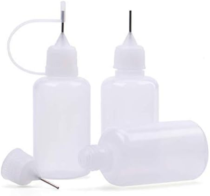 10Pc Precision Needle Tip Glue Bottle Applicator Empty Applicator for DIY Craft