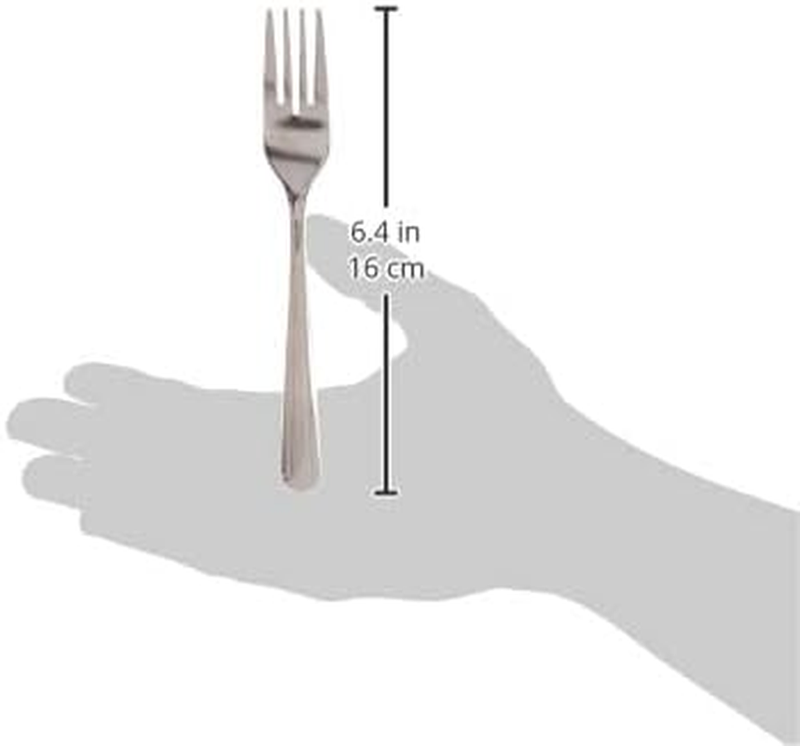12-Piece Dominion Salad Fork Set, 18-0 Stainless Steel, Silver