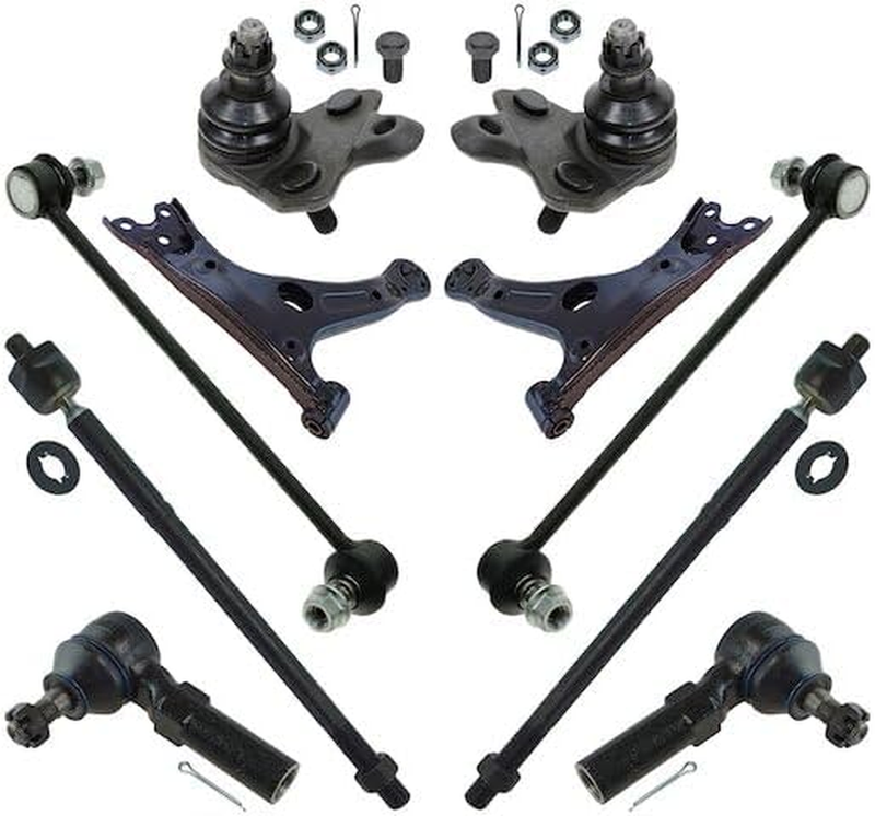 Front Lower Control Arm Ball Joint Tie Rod Sway Bar for 2014-2018 Toyota Corolla