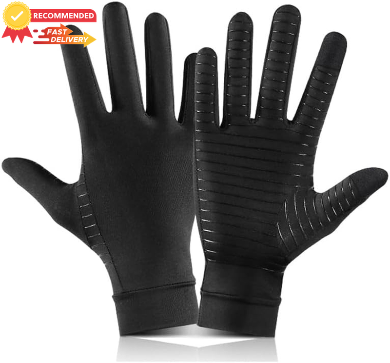 Compression Arthritis Gloves, Full Finger Support for Men & Women
