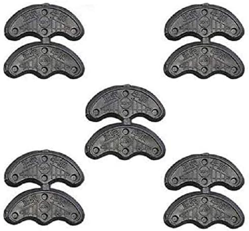 10Pcs 5Pairs Rubber Heel Savers Toe Plates Taps DIY Shoe Repai...
