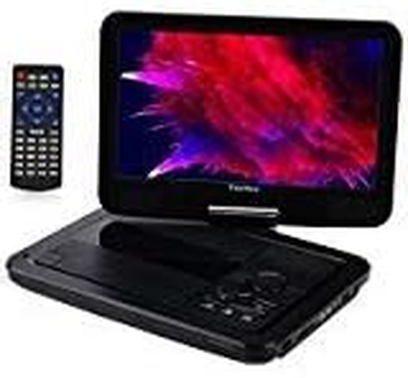 12.5'' Portable CD DVD Player 10.5'' HD Swivel Screen for Kids with 270&deg;HD Swive