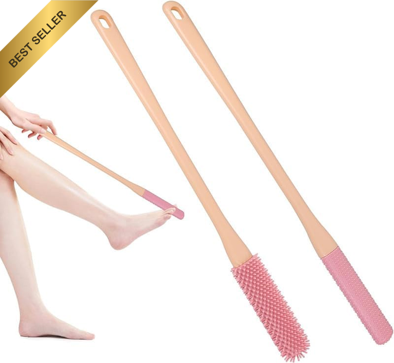 Toe Gap Cleaning Brush, 2Pcs Silicone Bristles Toe Brushes,Silicone Toe Brush Si