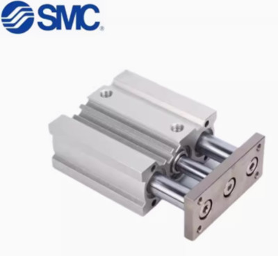 NEW 1PC MGQM20-50  Thin belt guide rod Three-axis three-bar sliding cylinder