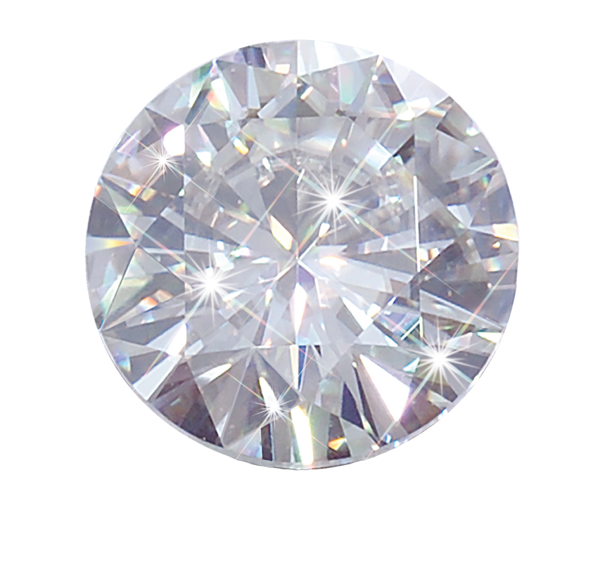 1.05 ct Round Excellent cut 6.5mm