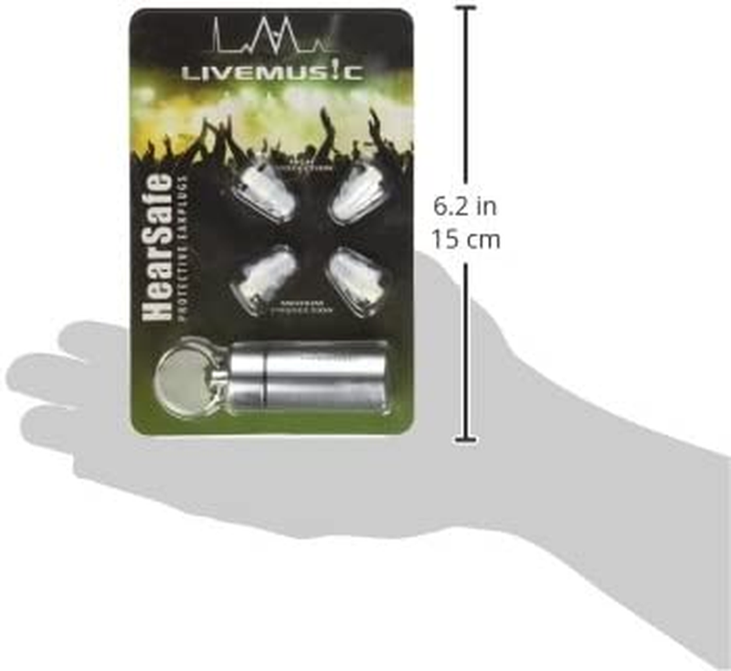 Hearsafe Ear Plugs - High Fidelity Earplugs for Musician, Concert, Drummer, DJ &