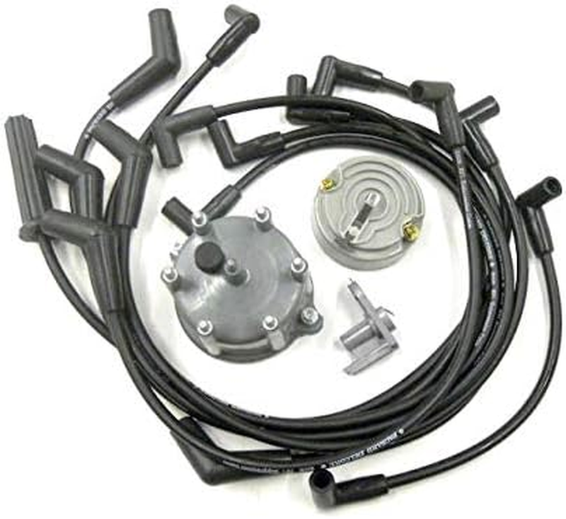Ignition Tune-Up Kit Spark Plug Wire Cap Rotor for 1984-1990 Ford Bronco II V6