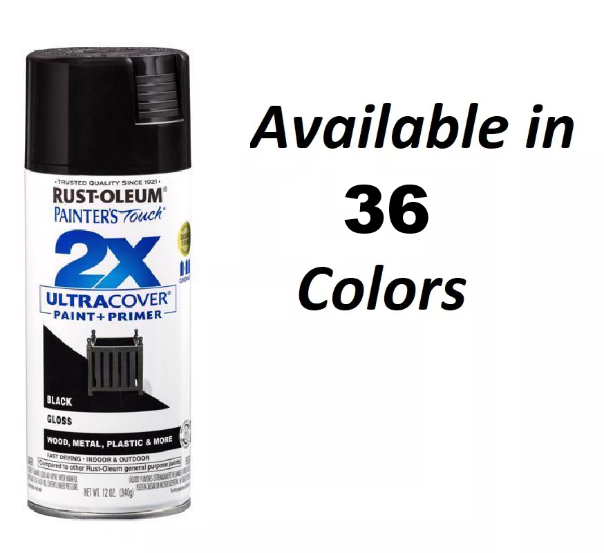 Rust-Oleum Painter's Touch 2X Ultra Cover GLOSS Spray Paint 12...