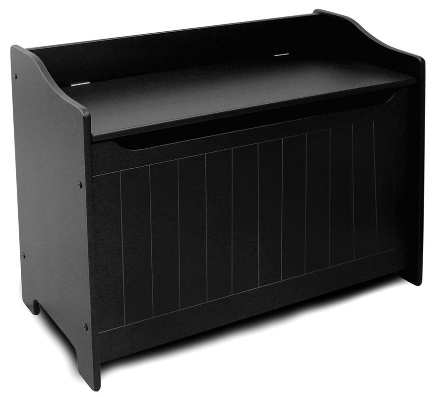 Wood Storage Bench Hall Entryway Flip Top Seat Cabinet Organize Accent Furniture
