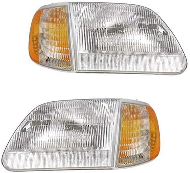Headlight Assembly and Parking Light Kit for 1997-2003 Ford F-150 | From 7/1996