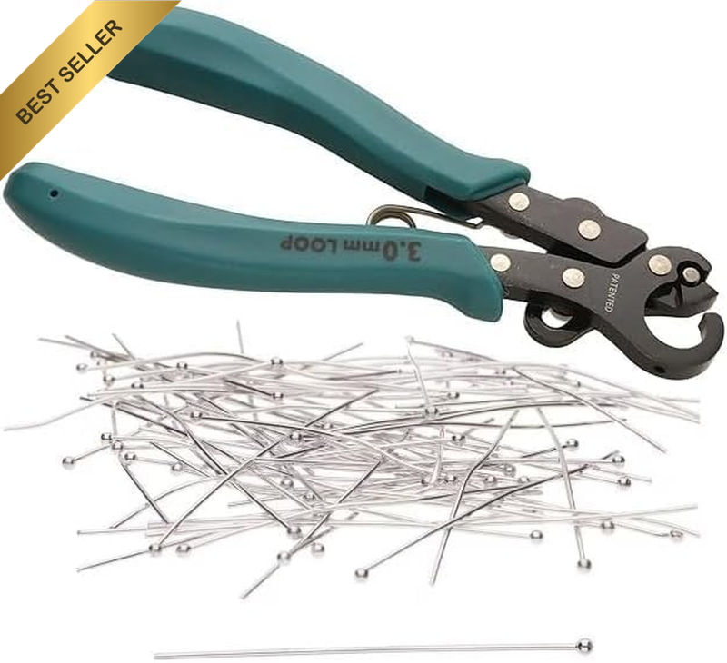 The Looper Kit: 3Mm One-Step Looper Pliers for Consistent Wire Loops in Jewelry