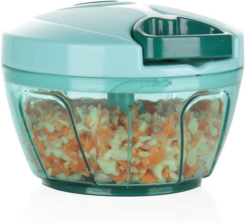 Manual Food Processor Vegetable Chopper, Ourokhome Portable Hand Pull String Gar