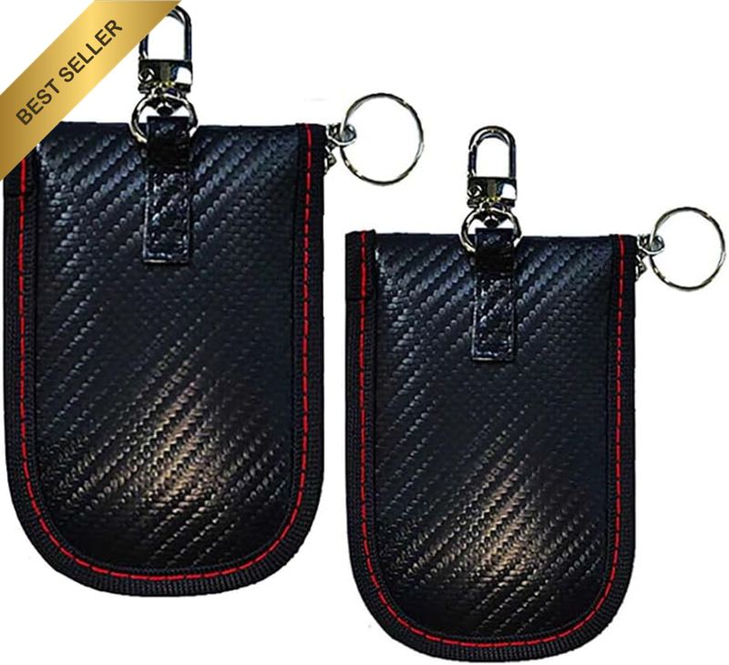 2 Pack Signal Blocker Pouch Fa-Raday Pouch for Car Keys,Fa-Raday Key Fob Protect