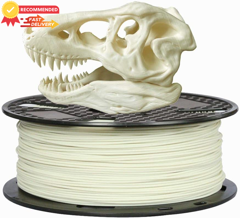 Bone White PLA 3D Printer Filament 1.75mm 1KG Strong Printing Material
