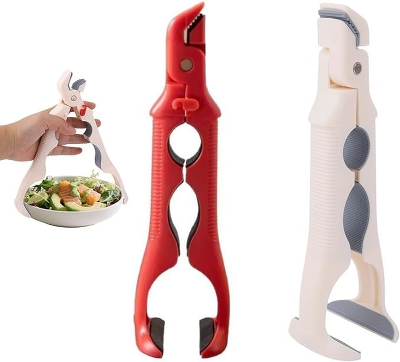 3-In-1 Silicone Anti-Scald Bowl and Plate Clips, 2Pcs Anti-Scald 3-In-1 Hot Plat