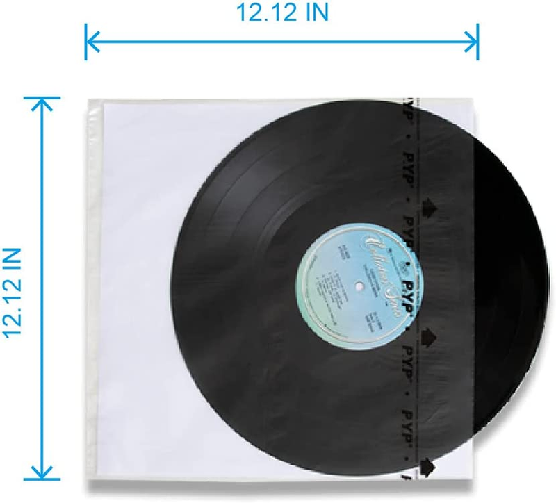 12" 3 Ply Anti-Static Rice Paper Vinyl Record Inner Sleeves for 33RPM Protect Yo
