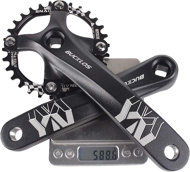 【Us-Stock】 MTB 104 BCD Single Speed Crankset, Mountain Bike 170Mm Square Taper C