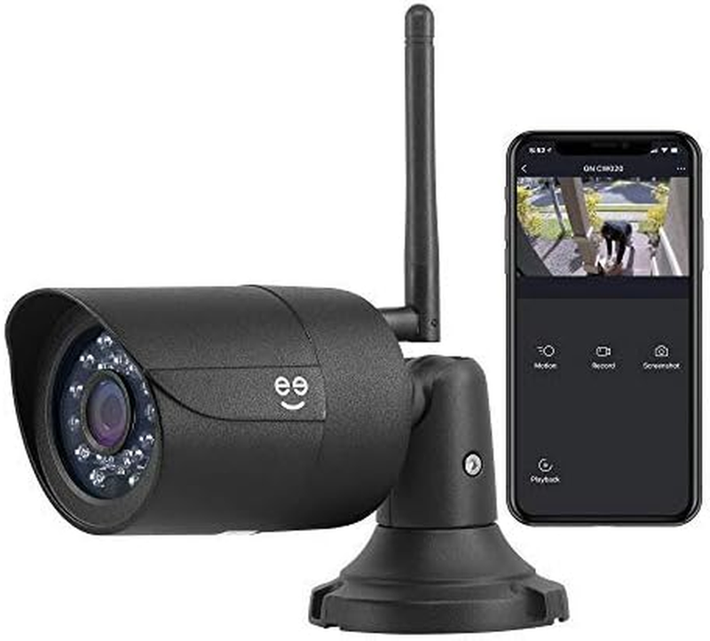 HD Hawk 2 1080P Outdoor Security Camera, IP66 Weatherproof Wifi Surveillance wit