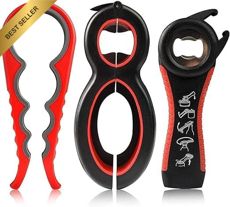 Jar Opener for Weak Hands, Easy Twist Jar Opener for Seniors with Arthritis, Mul