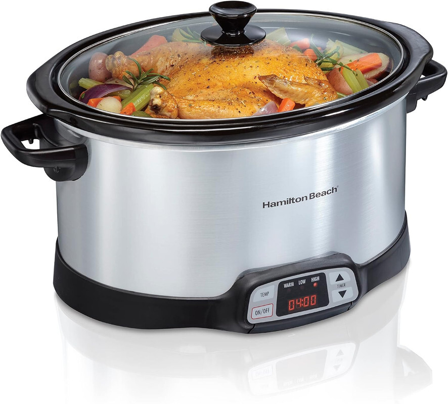Hamilton Beach 8 Quart Programmable Countdown Slow Cooker, S
