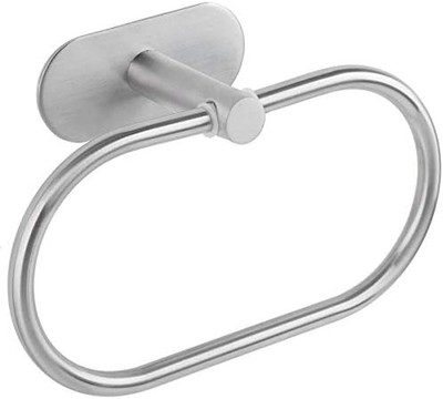 KITERS Towel Ring Towel Rack Hand Holder for Bathroom Self Adhesive No Drill SUS