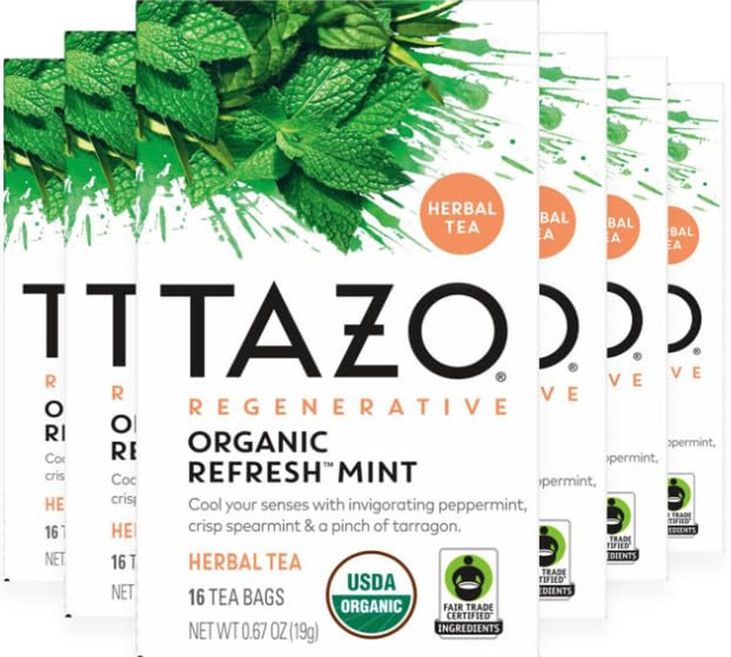 Bags, Caffeine-free, 16 Count (pack Of 6)