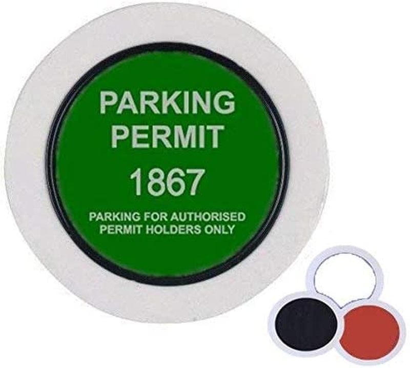 2 X Universal Car Parking Permit Holder/Road Tax Disc Holder - Easy Fit & Remova