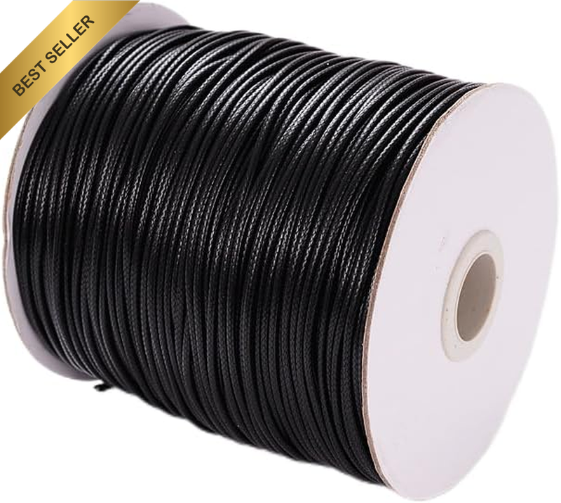 Waxed Cord for Jewelry Making, Waxed Polyester Cord Thread Beading Cord String f