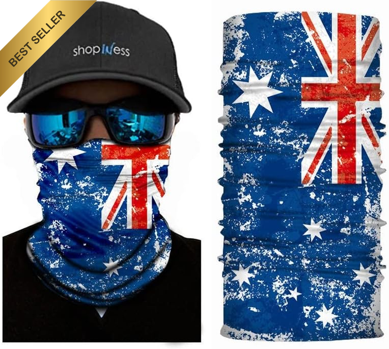 Adult Multi-functional Neck Gaiter Headband World Cup Country Flag