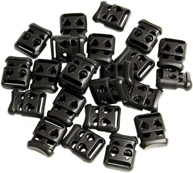 20Pcs Shoe Lace Shoelace Buckle Rope Clamp Cord Lock Stopper Run Sports Clips