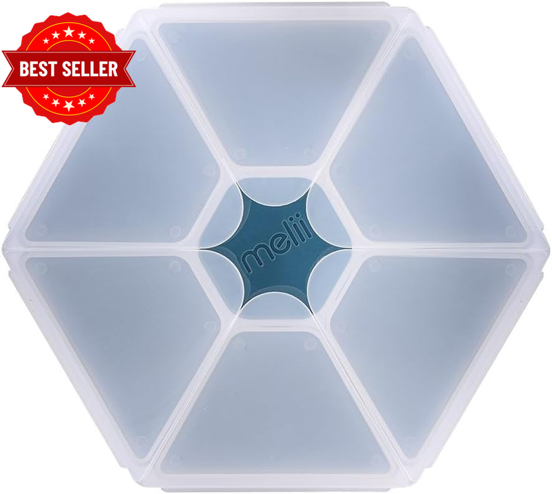 Luxe Hexagon Snackle Box - Blue