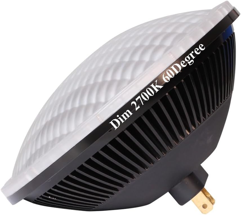 PAR56 LED Bulb Dimmable MFL Warm White 2700K, 500Watt PAR56 Incandescent Replacement, Base GX16D, 60 Degree 36W LED Par56 Bulb for for Dj/Club/Stage/Church Ceiling Lighting