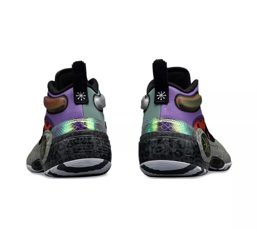 Pre-owned Li-ning Way Of Wade 10 'zoo' Basketball Shoes Abas075-3 In Multicolor