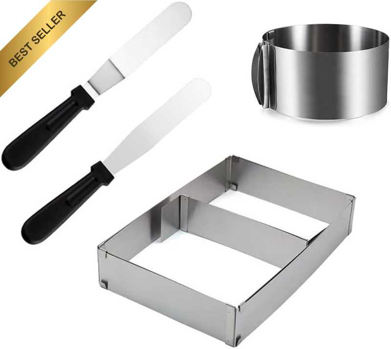 Adjustable Cake Ring, Cakes Mold, Cakes Baking Supplies, Mousse Rings Stainless