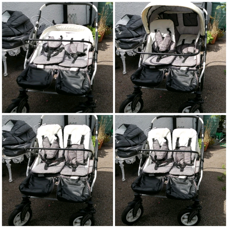 Duo stars adbor twin pram sale
