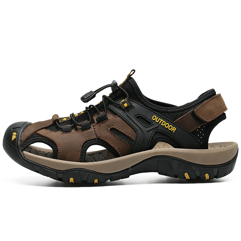 Closed toe men's sandals sale clearance